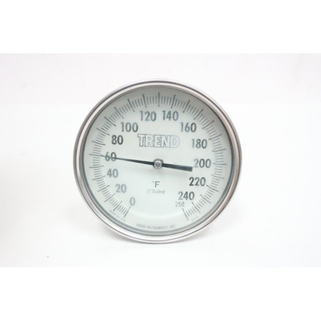 TREND 5In 1/2In 6In 0-250F Npt Bimetal Thermometer 52